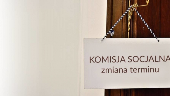 Zmiana terminu Komisji Socjalnych - AKTUALIZACJA 27.05.2020 Zmiana terminu Komisji Socjalnych - AKTUALIZACJA 27.05.2020