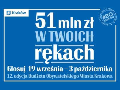 Zbliża się głosowanie w ramach 12. edycji Budżetu Obywatelskiego Miasta Krakowa. Lista projektów jest gotowa.
