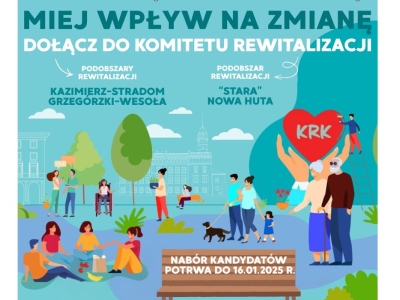 Ruszył nabór kandydatów na członków Komitetów Rewitalizacji! 