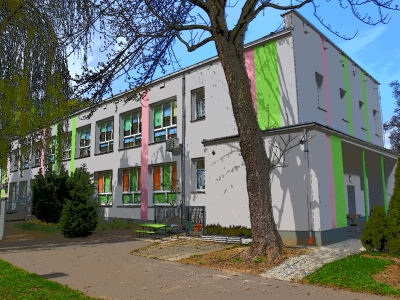 Samorządowe Przedszkole nr 144, os. Bohaterów Września 15 - remont boiska na placu zabaw dla dzieci, inne prace remontowe