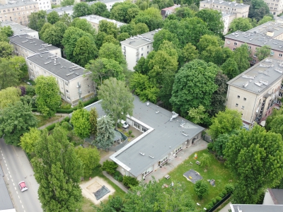 Samorządowe Przedszkole nr 90, ul. Gurgacza 1 - remont murków na patio i inne prace remontowe