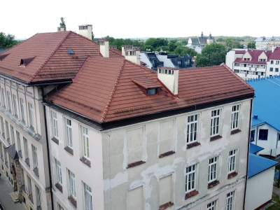 Rewitalizacja elewacji budynku Szkoły Podstawowej nr 31 w Krakowie - ul. B. Prusa 18 